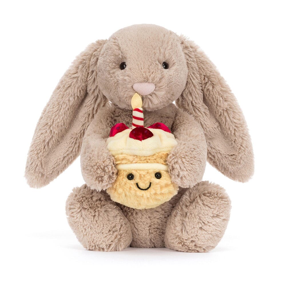 Beige Birthday Bunny