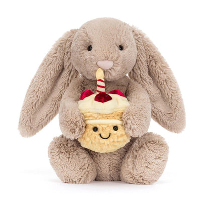 Beige Birthday Bunny