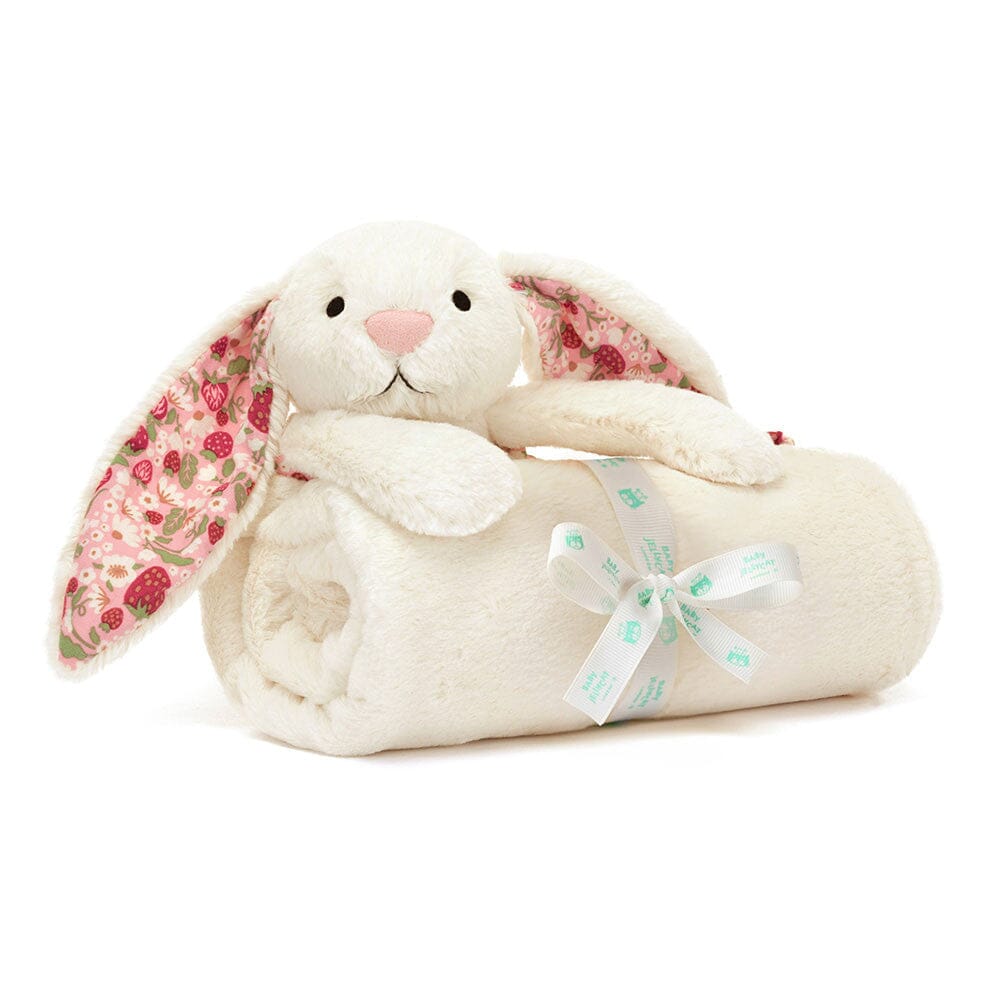 Blankie | Bashful Blossom Cream Berry Bunny