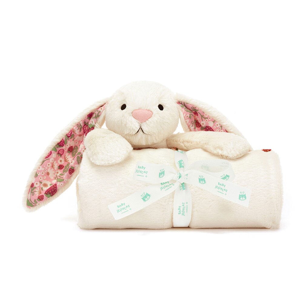 Blankie | Bashful Blossom Cream Berry Bunny