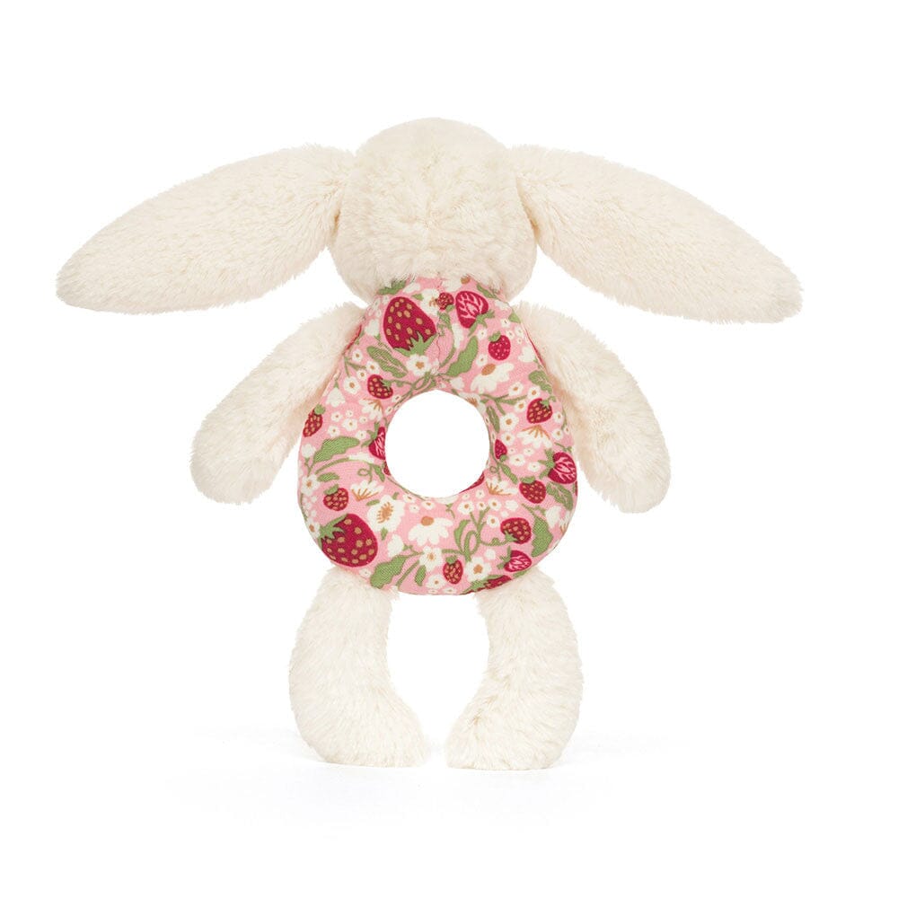 Ring Rattle | Bashful Blossom Cream Bunny Berry