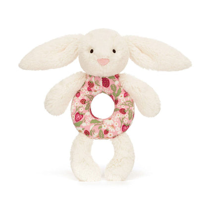 Ring Rattle | Bashful Blossom Cream Bunny Berry