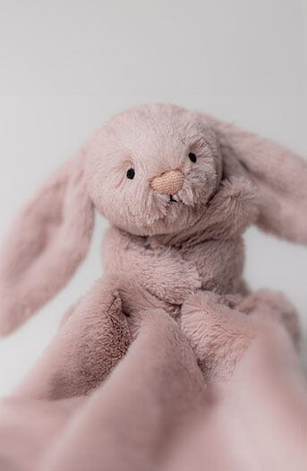 Soother | Bashful Luxe Rosa Bunny