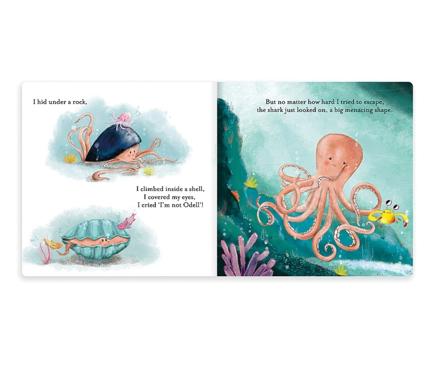 The Fearless Octopus Book & Odell Octopus Large