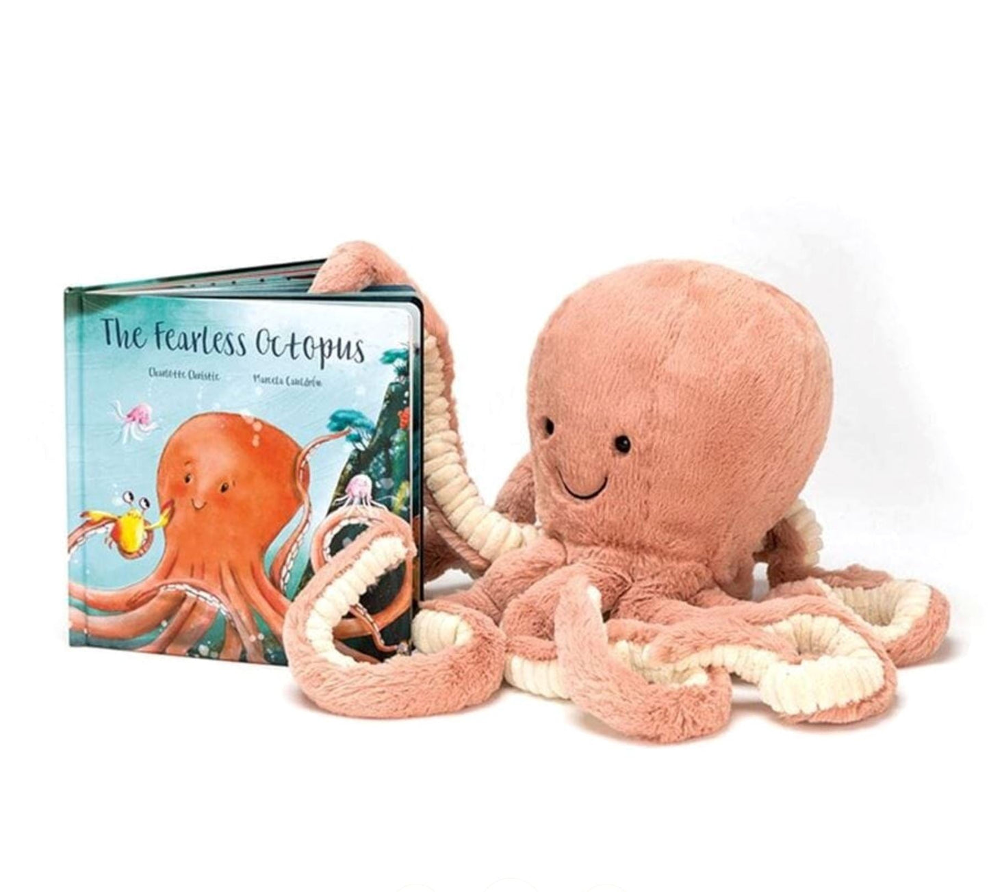 The Fearless Octopus Book & Odell Octopus Large