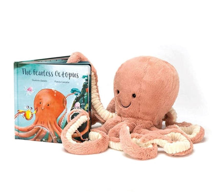 The Fearless Octopus Book & Odell Octopus Large