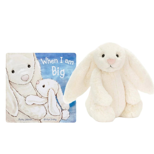 When I Am Big Book & Bashful Cream Bunny Medium